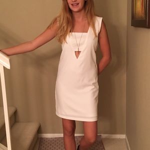 White Boutique Cut Out Dress